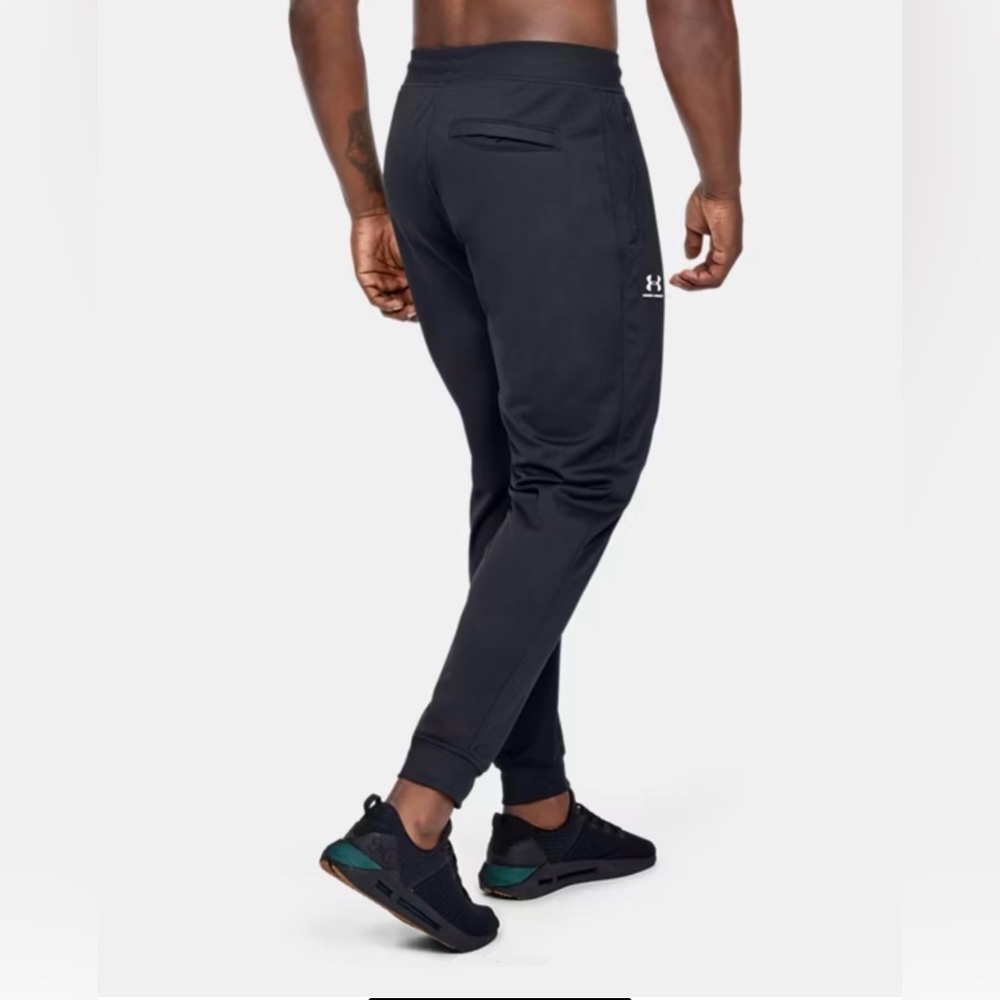 Men’s Black UA Sportstyle Joggers. Size S.